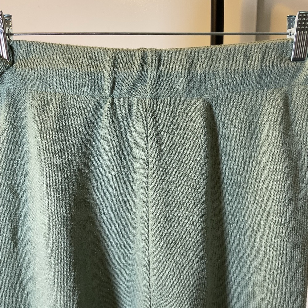 H&M Mint Green High Waisted Athletic Shorts Elastic Tie Waist Pastel Sport Small - Picture 7 of 7